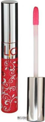 Блеск для губ LG-05 тон 47 розово-кремовый искрящийся 10мл – фото 3