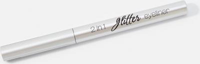 Тени для век Подводка для глаз, карандаш Glitter eyeliner 2 in 1 sparkling white – фото 1