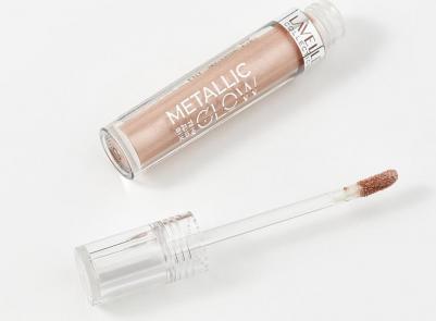 Тени для век жидкие Metallic Glow тон № 03 розовый жемчуг 5 мл – фото 3