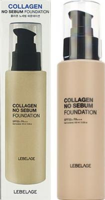 Тональный крем матирующий с коллагеном SPF50+/PA+++, тон натуральный бежевый, 100 мл