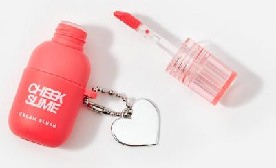 Румяна для лица кремовые Cheek Slime, тон 02 розовый – фото 7