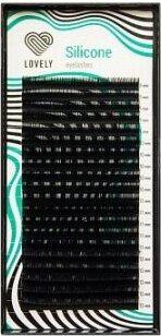 Ресницы для наращивания черные серия "Silicone" - 20 линий - MIX 4627148652982 – фото 1