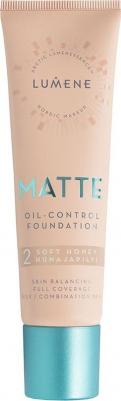 Матирующий тональный крем, 2 Soft Honey, 30мл – фото 1
