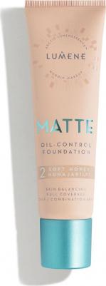 Матирующий тональный крем, 2 Soft Honey, 30мл