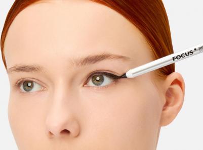 Карандаш-Каял для глаз FOCUS Extreme Wear 01 Black, гелевый, чёрный – фото 8