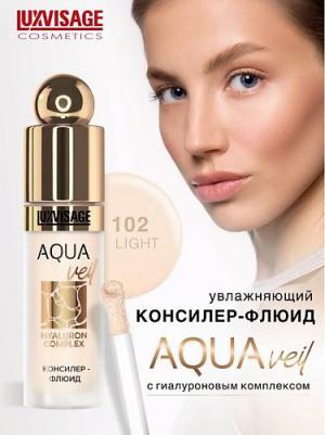 Консилер флюид AQUA veil HYALURON COMPLEX тон 102 light – фото 4