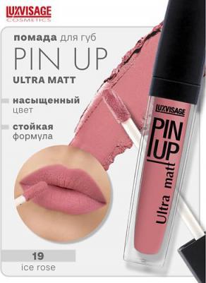 Pin-Up Ultra Matt Блеск для губ №19 (пыльная роза) 5г – фото 10