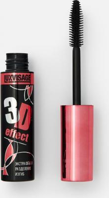 Тушь для ресниц 3D effect "Экстра объем - Разделение - Изгиб", черная – фото 4