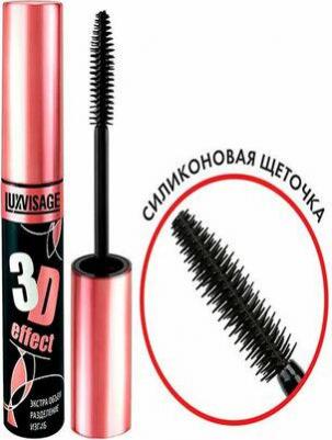 Тушь для ресниц 3D effect "Экстра объем - Разделение - Изгиб", черная – фото 9