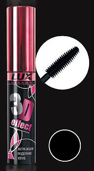 Тушь для ресниц 3D effect "Экстра объем - Разделение - Изгиб", черная – фото 12
