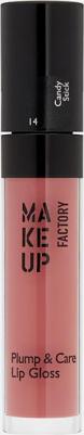 Блеск для губ Блеск-уход для губ придающий объем Plump & Care Lip Gloss 4045915930475