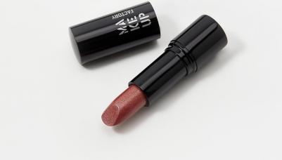 Помада для губ мерцающая с глиттером SHIMMER LIP STICK №04 античная роза – фото 1