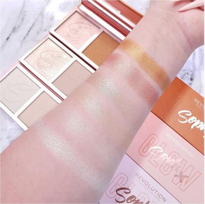 Хайлайтер для лица Палетка хайлайтеров Soph X Face Palette Duo – фото 3
