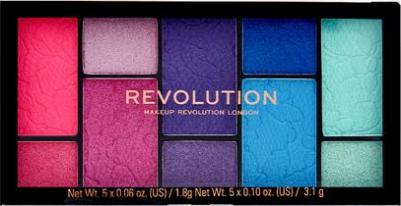 Палитра теней RELOADED DIMENSION 1 шт. 58x22x12 мм, серебристая Revolution Make Up