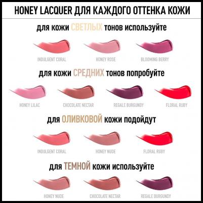 Блеск для губ Honey Lacquer Gloss, тон №05 Honey Nude, 3,8 мл – фото 2