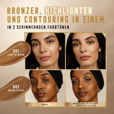 Бронзер Miracle Pure Golden Glow от среднего до глубокого 15 мл 002 – фото 6
