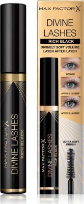 Тушь для ресниц для объема Divine Lashes 01 Rich Black черная – фото 12