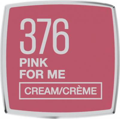 Помада для губ "Color Sensational" Made for all, оттенок 376, PINK FOR ME, розовый, 4,4 г – фото 7
