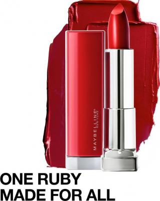 Помада для губ "Color Sensational" Made for all, оттенок 385, RUBY FOR ME, рубиновый, 4.4 г – фото 3