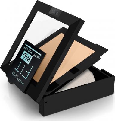 Пудра для лица "Fit Me", матирующая, скрывающая поры, оттенок 105, Натурально-бежевый, 9 г – фото 4