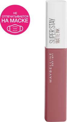 Стойкая жидкая матовая помада для губ "Superstay Matte Ink", оттенок 140 Солист, розовый, 5 мл – фото 10