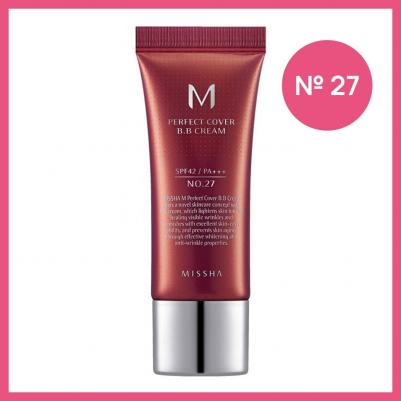 Тональный крем M Perfect Cover BB Cream SPF42/PA+++ 20ml – фото 20