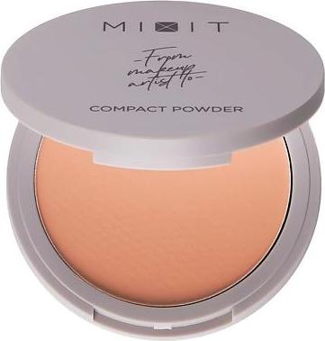 Компактная матирующая пудра для лица MAKE UP тон 04 карамельный. Профессиональная декоративная косметика макияжа – фото 8