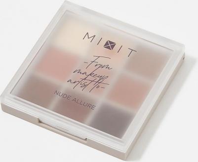 Палетка теней для век Nude Allure, 9 оттенков. Профессиональная декоративная косметика для макияжа глаз MAKE UP – фото 5