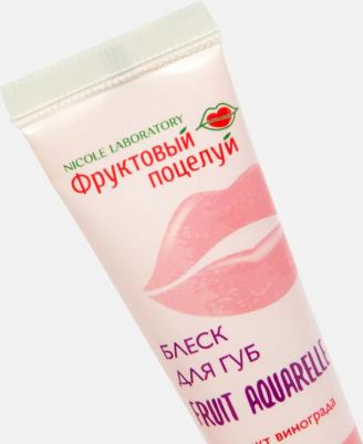 Блеск для губ Fruit Aquarelle тон 1 Фруктовый поцелуй 12 мл – фото 3