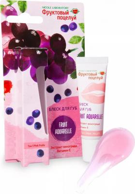 Блеск для губ Fruit Aquarelle тон 1 Фруктовый поцелуй 12 мл – фото 7