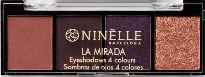 к_ninelle_тени д/век 4 оттенка la mirada_503 розово-фиолет. 5A0061004 – фото 5