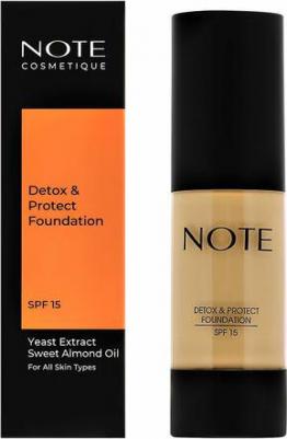 Тональная основа для лица защитная Detox & Protect Foundation SPF15 т.130 30 мл – фото 6