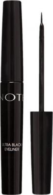 ULTRA BLACK EYELINER Подводка для глаз насыщенного черного цвета с тонкой кистью-аппликатором – фото 2