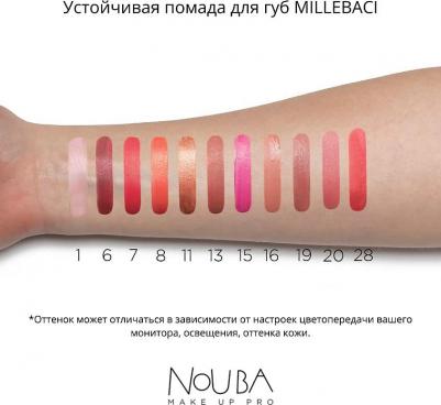 Устойчивая помада для губ MILLEBACI 8010573411761 – фото 11