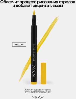 Подводка для глаз Жидкая подводка маркер EYE LINER EPIC GRAPHIC 4657814840474 – фото 8
