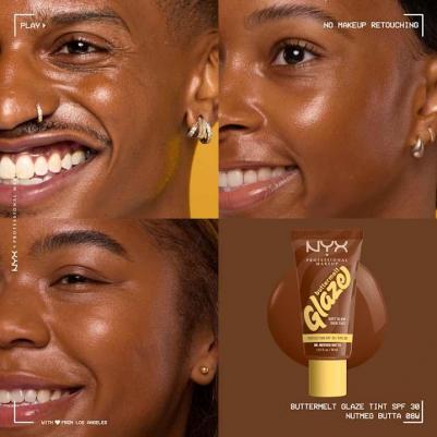 Тональный крем Foundation Buttermelt Glaze mit LSF 30, 08 Nutmeg Butta, 30 ml – фото 3