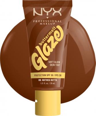Тональный крем Foundation Buttermelt Glaze mit LSF 30, 08 Nutmeg Butta, 30 ml – фото 5