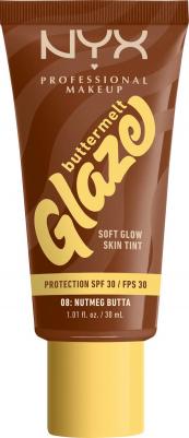Тональный крем Foundation Buttermelt Glaze mit LSF 30, 08 Nutmeg Butta, 30 ml