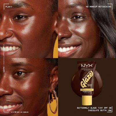 Тональный крем Foundation Buttermelt Glaze mit LSF 30, 10 Chocolate Butta, 30 ml – фото 2