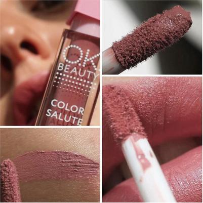Матовая стойкая жидкая губная помада COLOR SALUTE MATT & STAY long-wear liquid lipstick тон Joy – фото 14