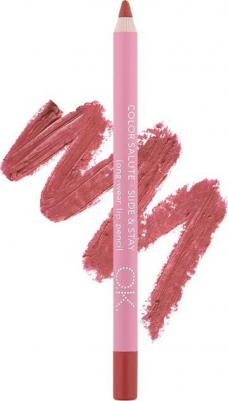 Стойкий карандаш для губ COLOR SALUTE SLIDE & STAY long-wear lip pencil, тон Foxy – фото 9