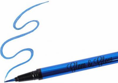 Подводка-фломастер для век Glam & Glow Голубой 6мл