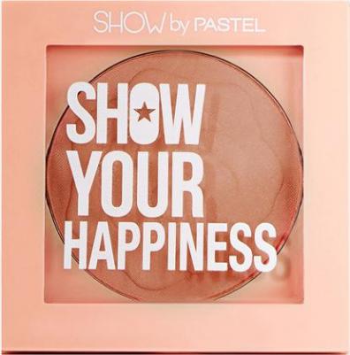 Румяна Show By Show Your Happiness с ярким розовым оттенком, тисненая пудра