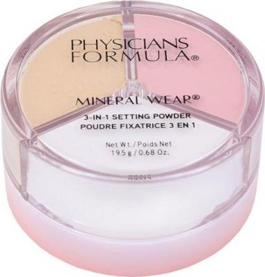 Пудра рассыпчатая 3 в 1 Mineral Wear 3-in-1 Setting Powder 3 шт – фото 1