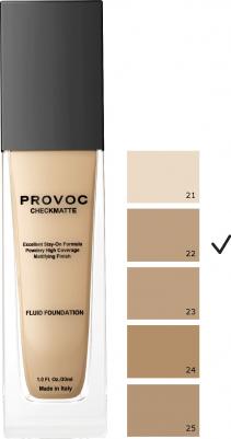 Основа тональная для нормальной и комбинированной кожи 22 / CheckMatte Foundation 30 мл – фото 4
