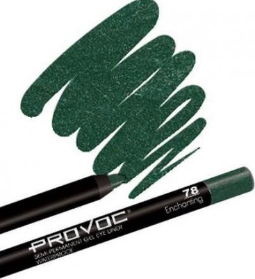 Подводка гелевая в карандаше для глаз, 78 цвет морской волны темный шиммер – фото 4