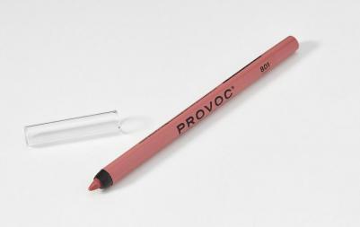 Подводка гелевая в карандаше для губ, 801 лилово-бежевый нюд / Gel Lip Liner Rozie Pose 1,2 г – фото 4