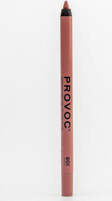 Подводка гелевая в карандаше для губ, 801 лилово-бежевый нюд / Gel Lip Liner Rozie Pose 1,2 г – фото 11