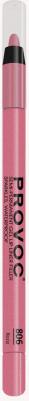 Подводка гелевая в карандаше для губ, 806 лилово-розовый нюд / Gel Lip Liner Roziz 1,2 г – фото 6