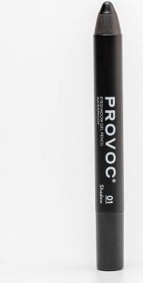 Тени-карандаш водостойкие матовые, 01 черный / Eyeshadow Pencil 2,3 г – фото 5